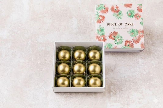 Caixa de Doces Bola Dourada