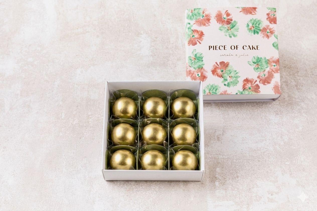 Caixa de Doces Bola Dourada